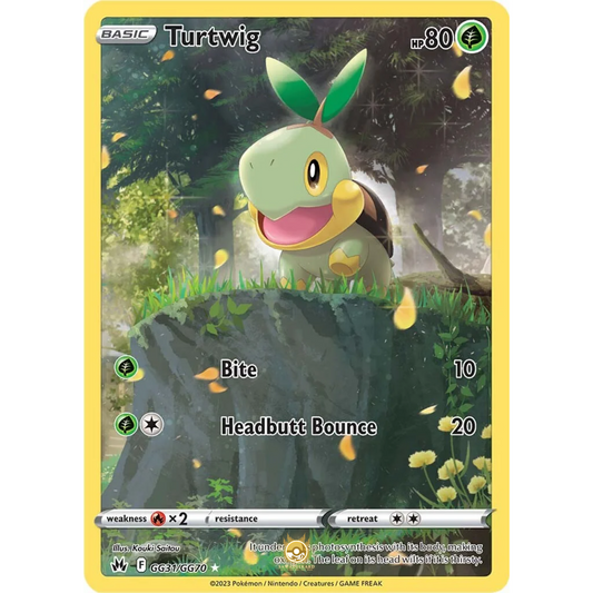 [ENG] SWSH 12.5 Crown Zenith: GG31/GG70 Turtwig R (Foil)