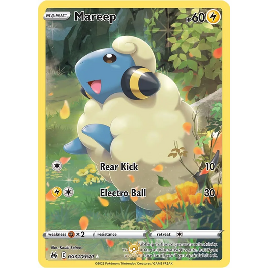 [ENG] SWSH 12.5 Crown Zenith: GG34/GG70 Mareep R (Foil)