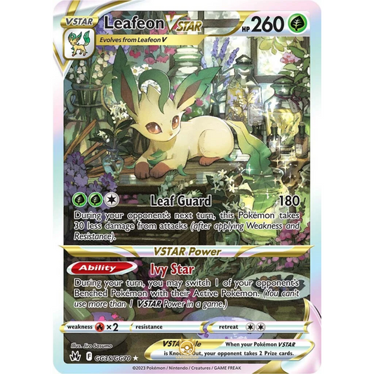 [ENG] SWSH 12.5 Crown Zenith: GG35/GG70 Leafeon VSTAR R (Foil)