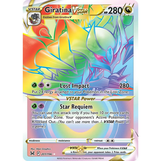 [ENG] SWSH 11 Lost Origin: 201/196 Giratina VSTAR R (Foil)