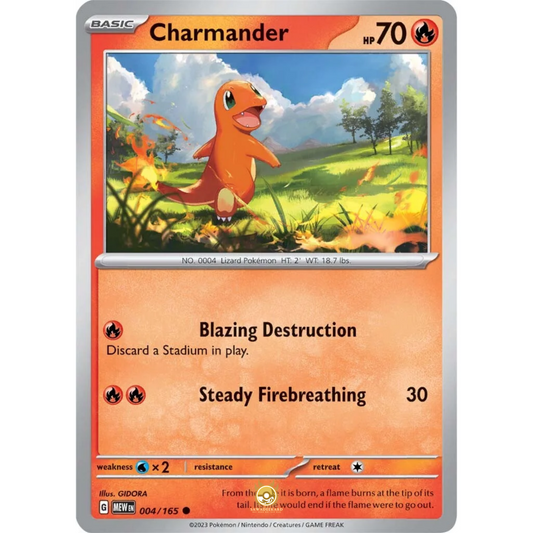 [ENG]	SV3.5	151:	004/165	Charmander	C	(Non-Foil)