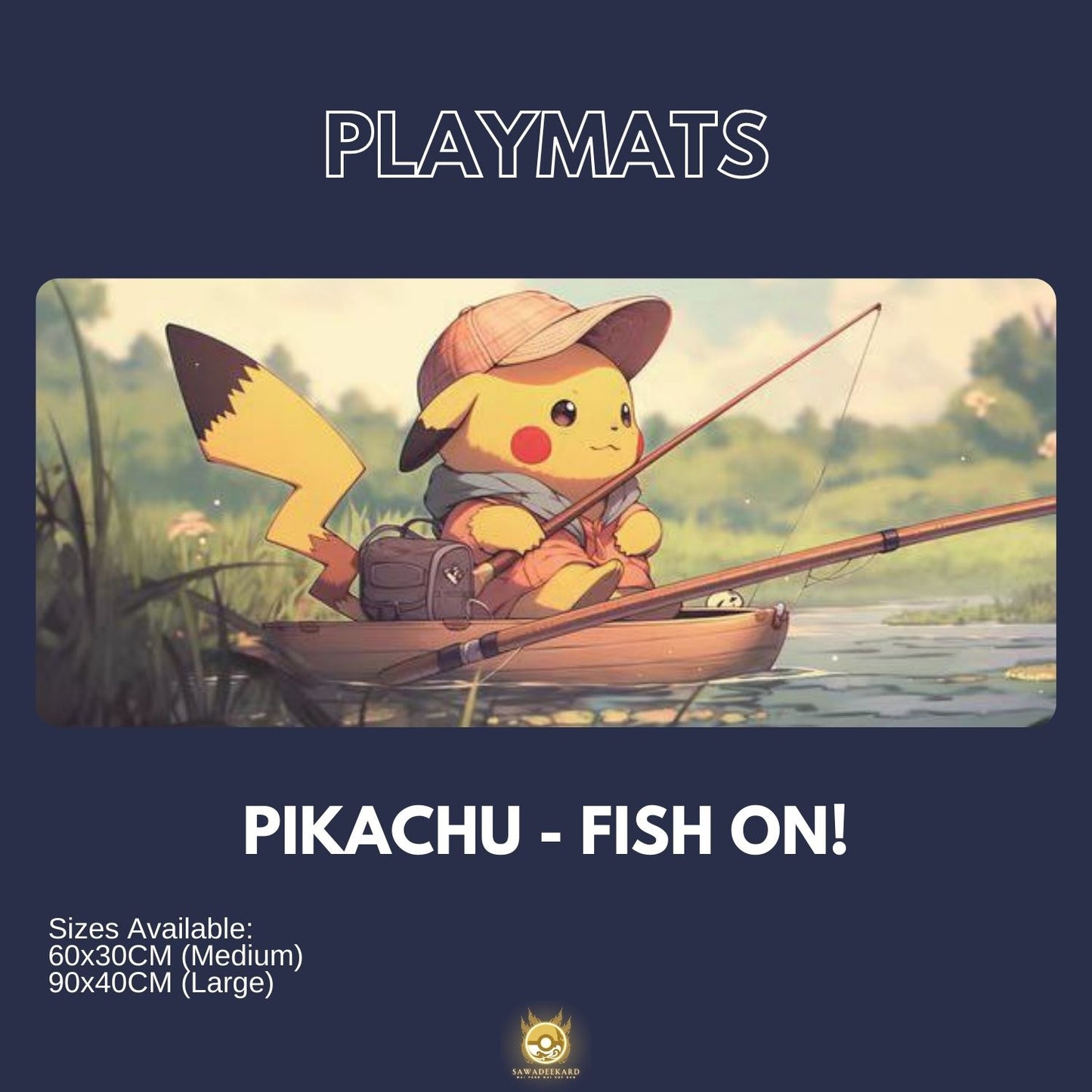Playmats Keyboard Mouse Pad (Pokemon / One Piece)