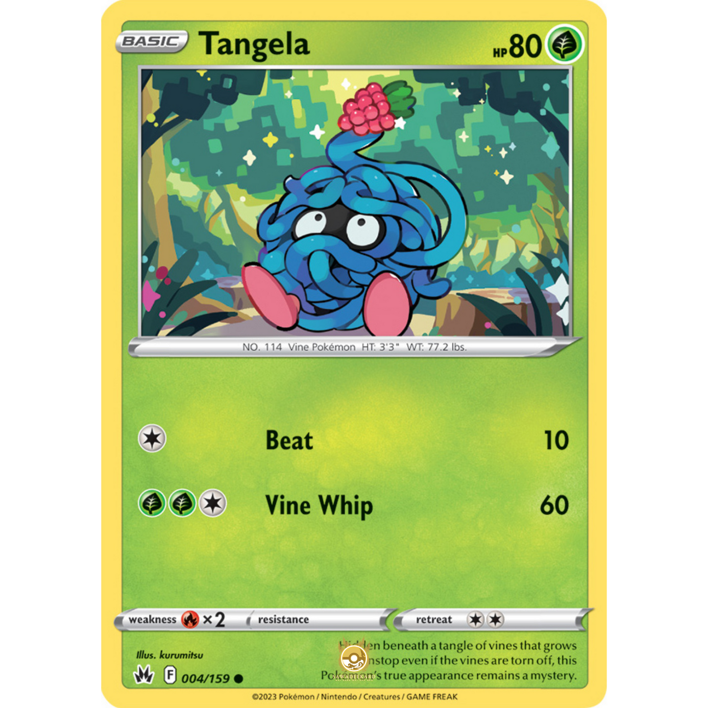 [ENG] SWSH 12.5 Crown Zenith: 004/159 Tangela C (Non-Foil)