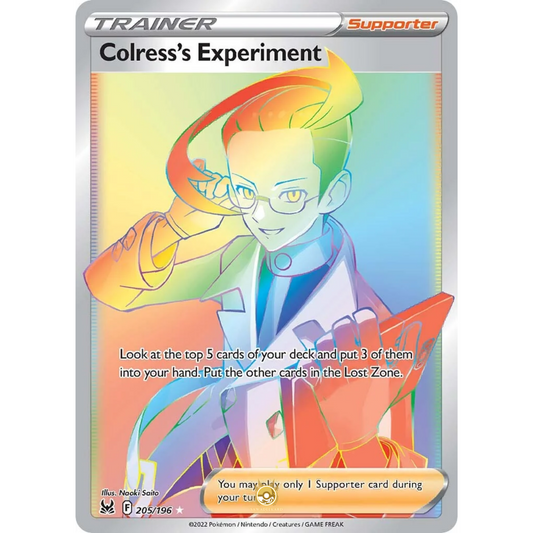 [ENG] SWSH 11 Lost Origin: 205/196 Colress’s Experiment R (Foil)