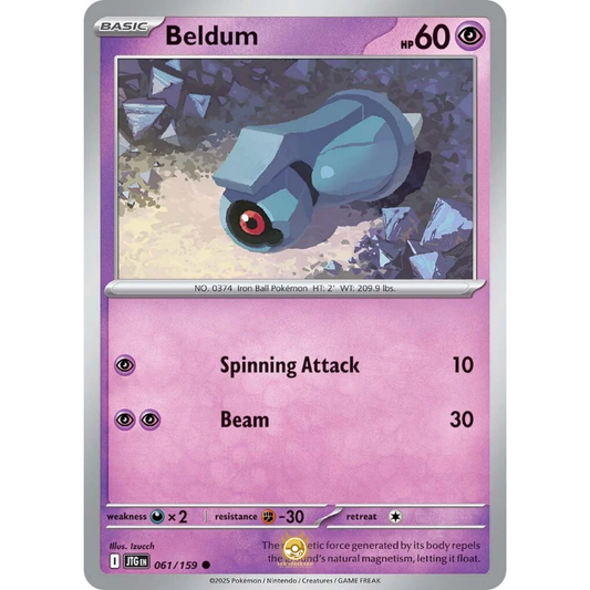 [ENG] Pokemon SV09 Journey Together: 061/159 Beldum [Psychic] [C - Common] (Non-foil)