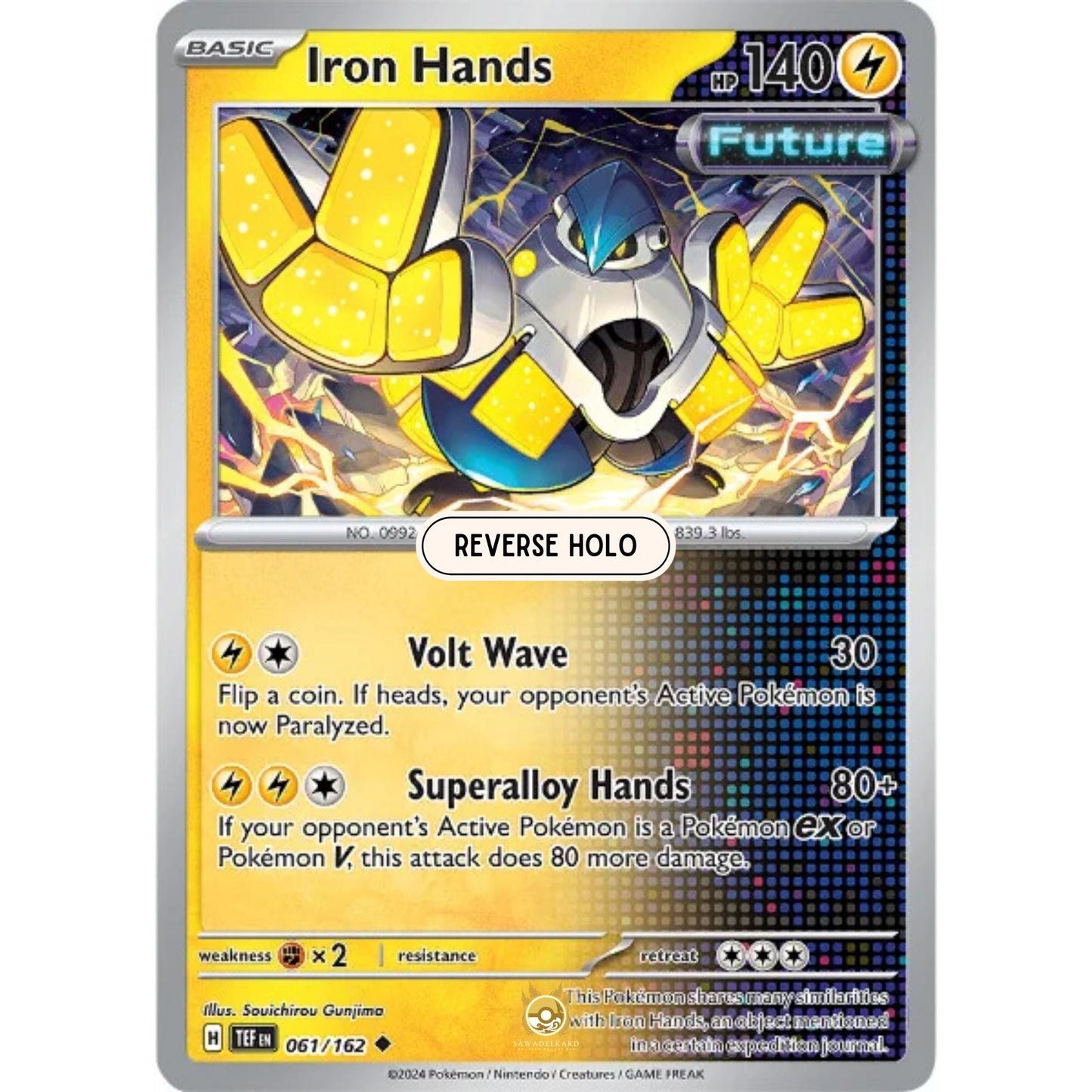 [ENG]	SV05	Temporal Forces:	061/162	Iron Hands	[Lightning]	[U - Uncommon]	(Reverse Holo)