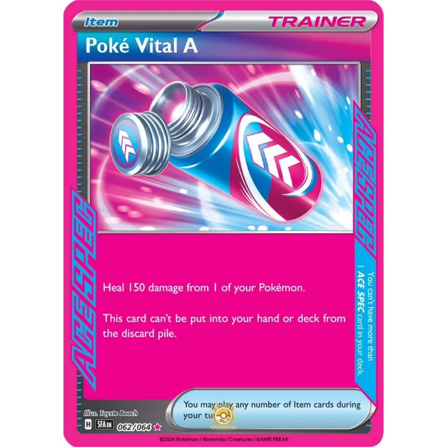 [ENG] Pokemon SV6.5 Shrouded Fable: 062/064 Poké Vital A [Item] [AS - ACE SPEC] (Foil)