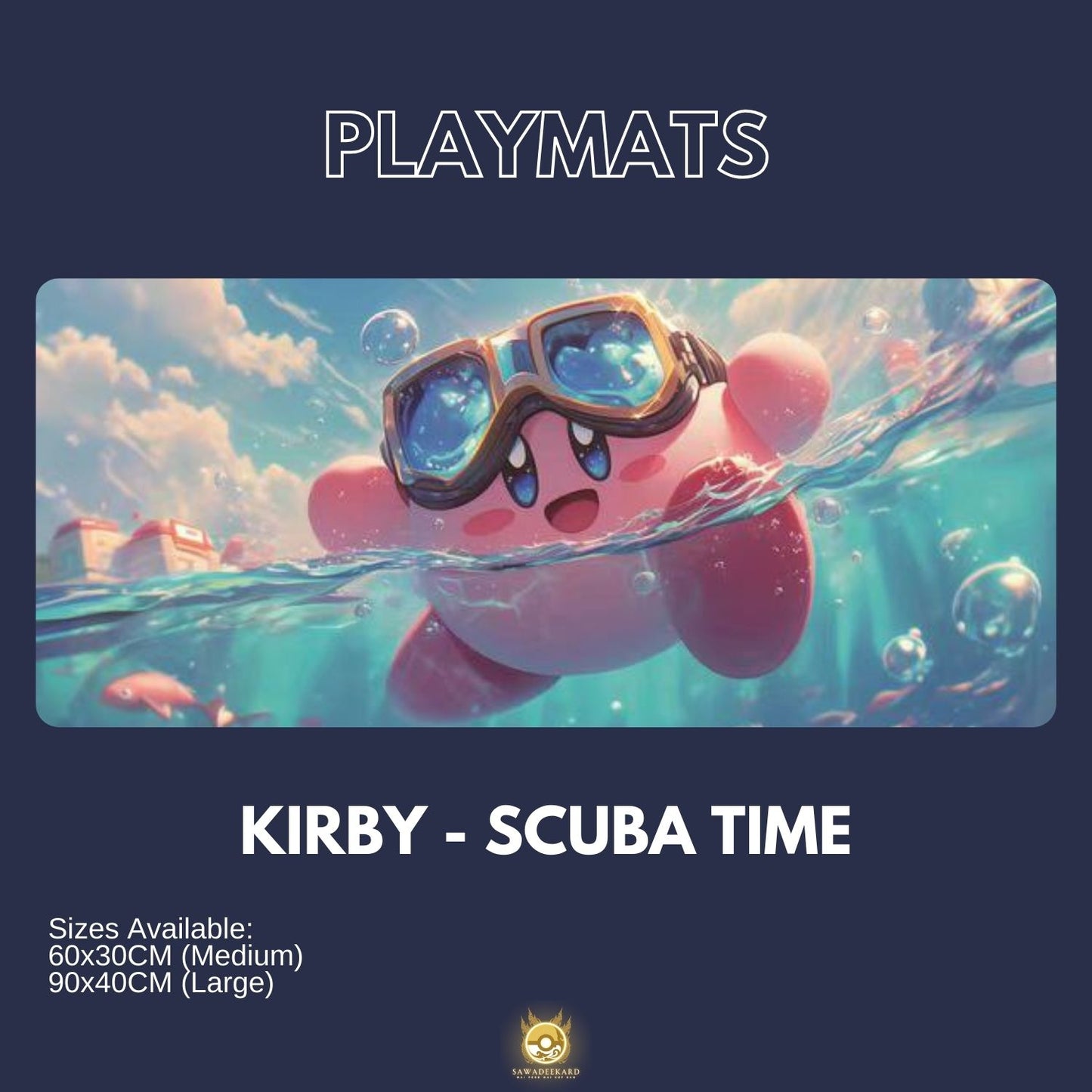 Playmats Keyboard Mouse Pad (Pokemon / One Piece)