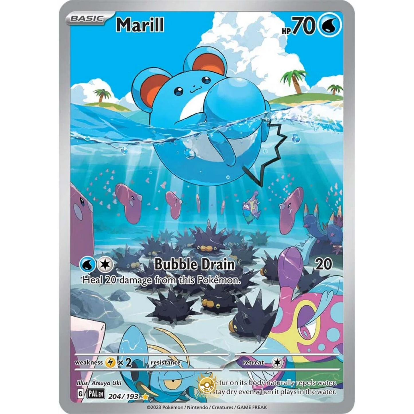 [ENG] SV02 Paldea Evolved: 204/193 Marill IR (Foil)