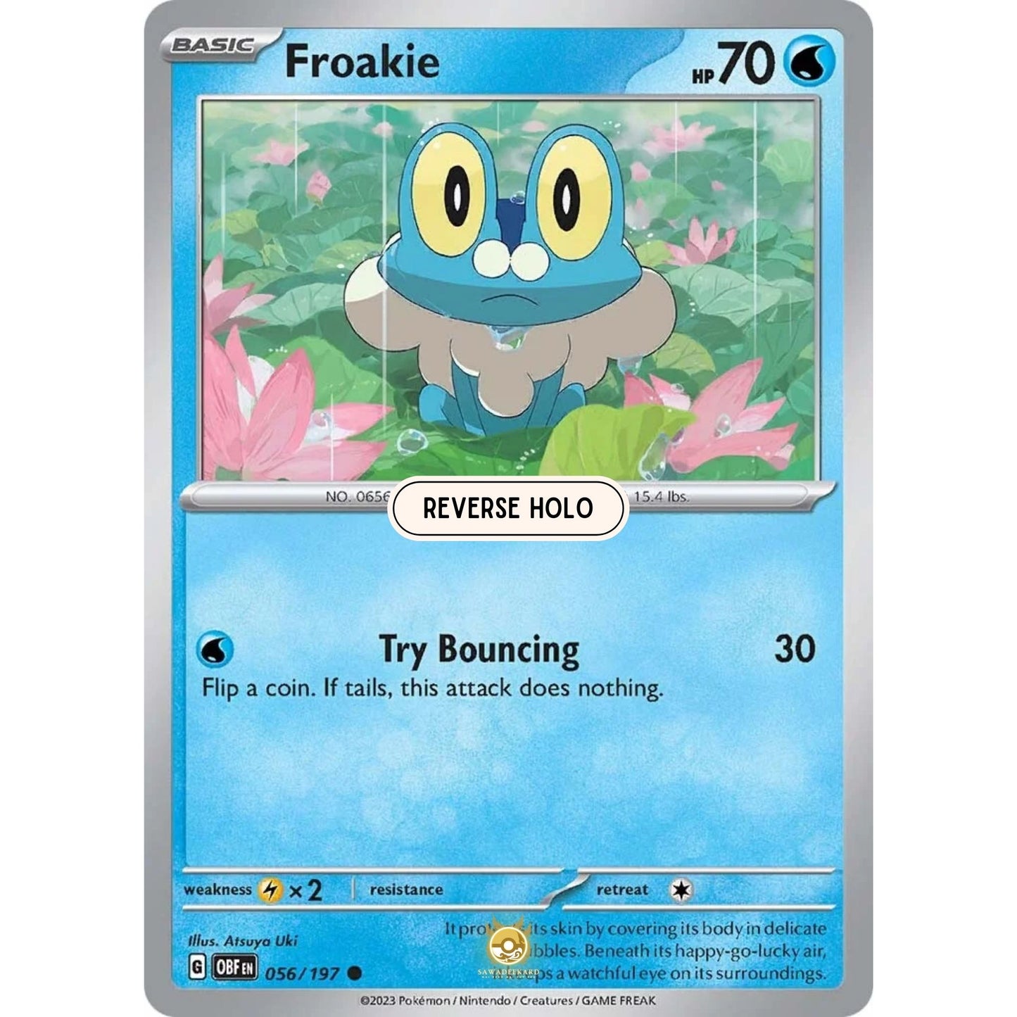 [ENG]	SV03	Obsidian Flames:	056/197	Froakie	C	(Reverse Holo)