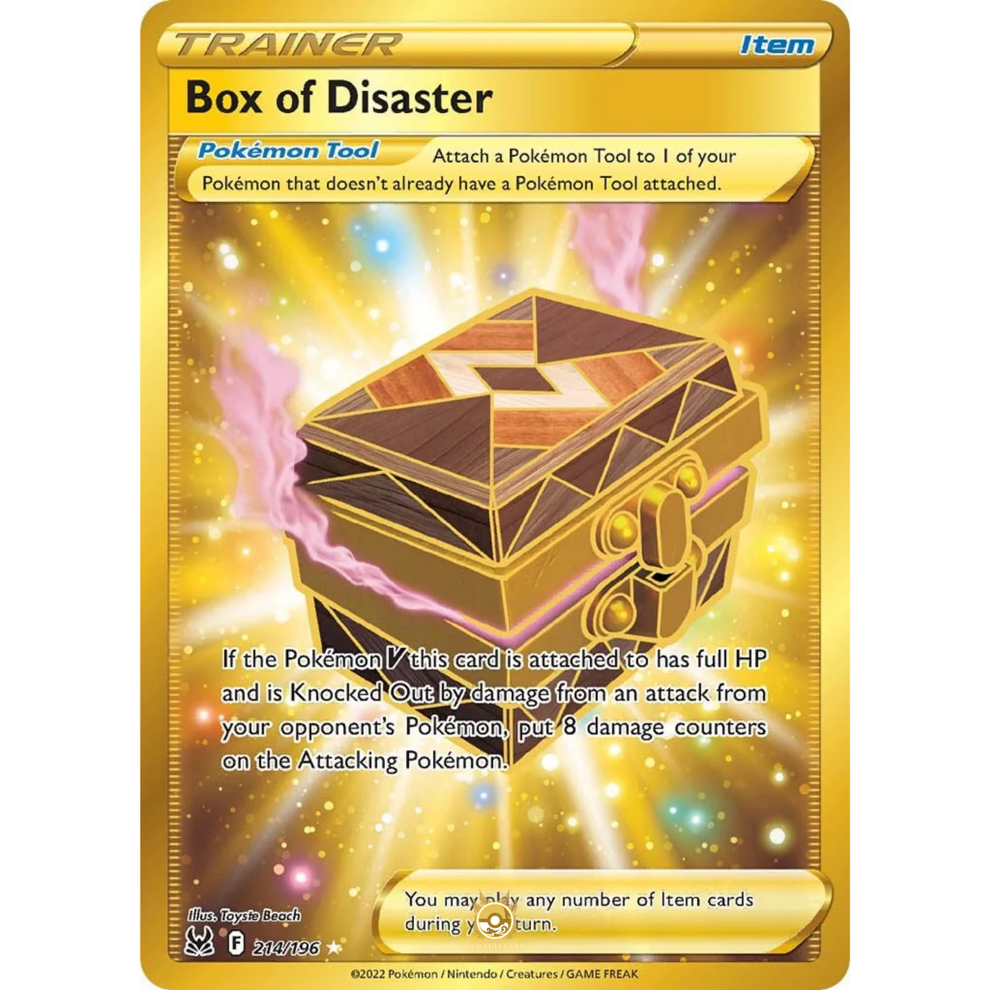 [ENG] SWSH 11 Lost Origin: 214/196 Box Of Disaster SR (Foil)