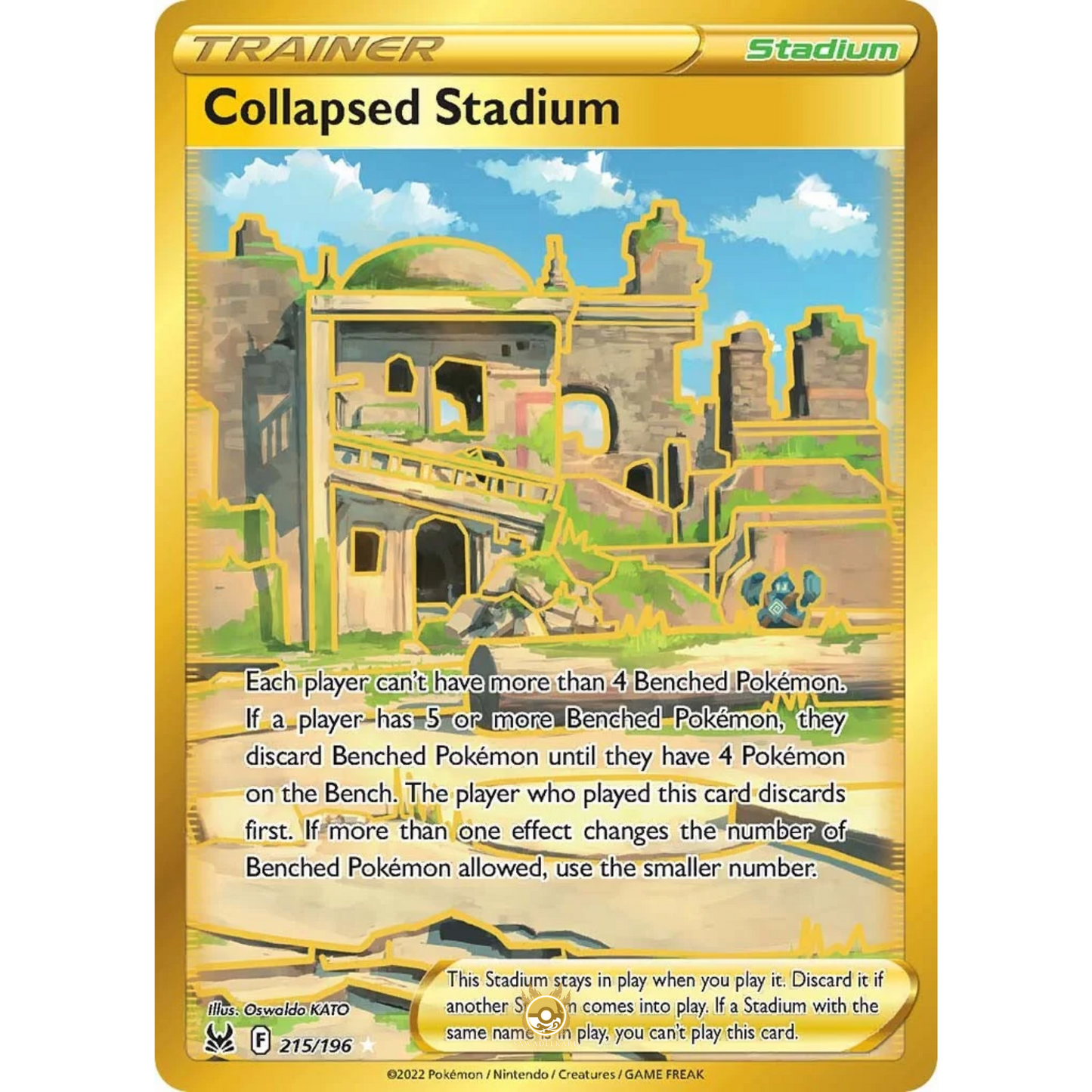 [ENG] SWSH 11 Lost Origin: 215/196 Collapsed Stadium SR (Foil)