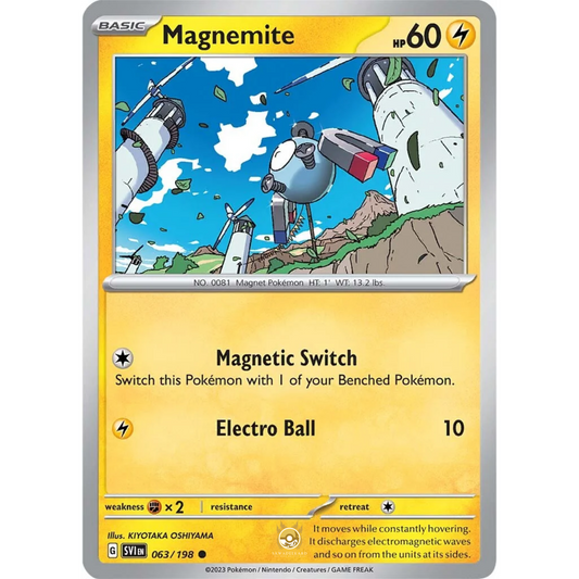 [ENG] SV01 Scarlet Violet Base Set: 063/198 Magnemite C (Non-Foil)