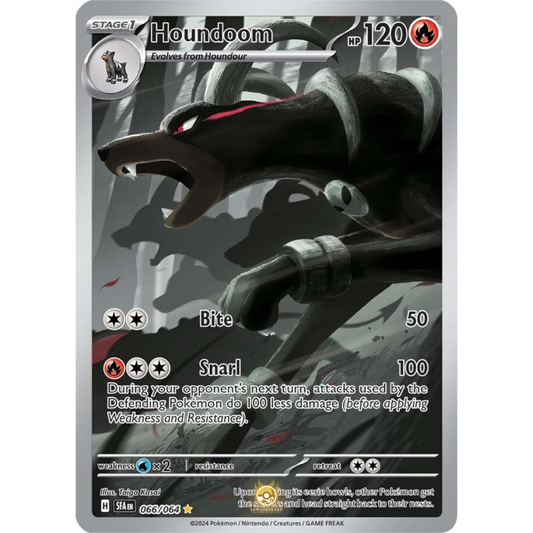 [ENG] Pokemon SV6.5 Shrouded Fable: 066/064 Houndoom [Fire] [IR - Illustration Rare] (Foil)