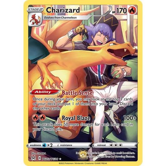 [ENG] SWSH 11 Lost Origin: TG03/TG30 Charizard R (Foil)