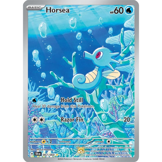 [ENG] Pokemon SV6.5 Shrouded Fable: 067/064 Horsea [Water] [IR - Illustration Rare] (Foil)