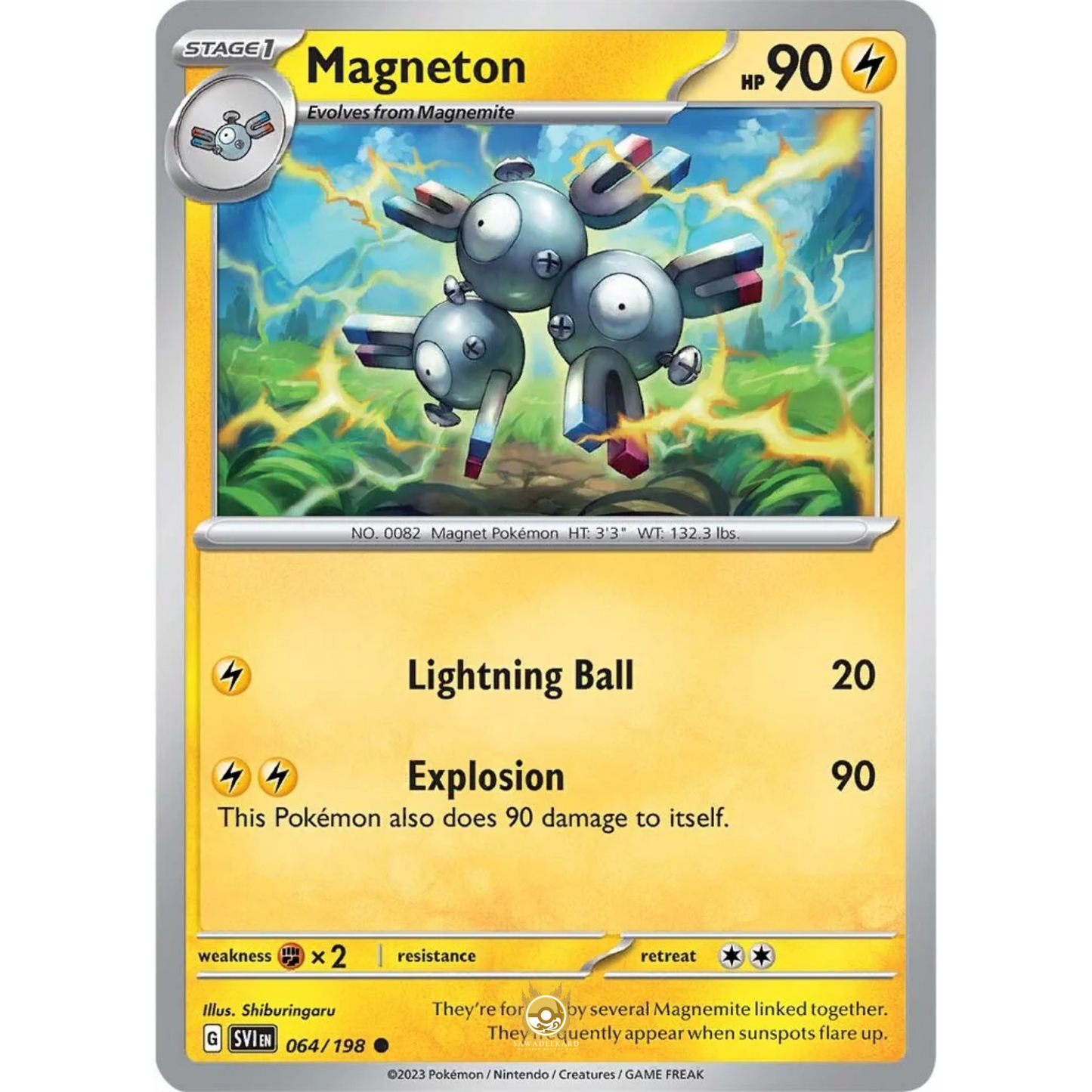 [ENG] SV01 Scarlet Violet Base Set: 064/198 Magneton C (Non-Foil)