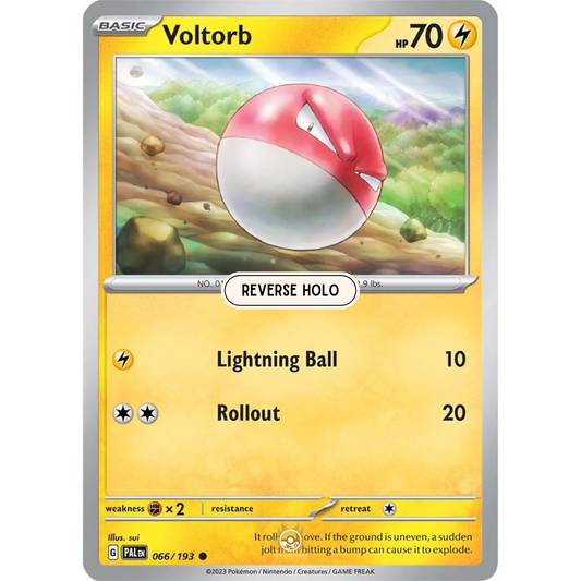 [ENG] SV02 Paldea Evolved: 066/193 Voltorb C (Reverse Holo)