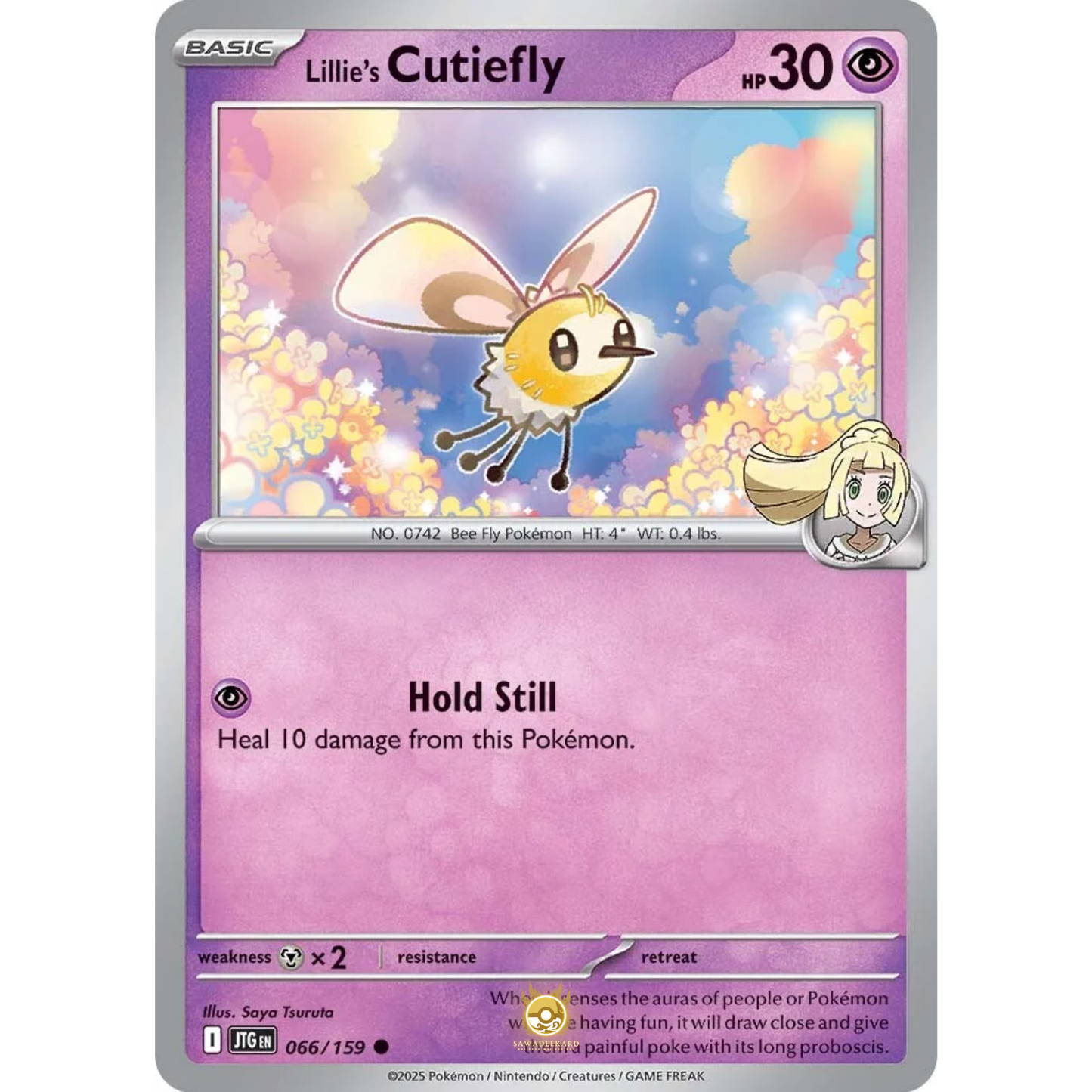 [ENG] Pokemon SV09 Journey Together: 066/159 Lillie's Cutiefly [Psychic] [C - Common] (Non-foil)