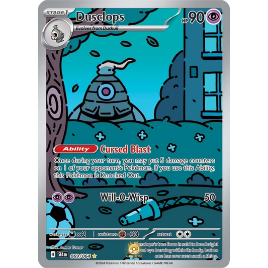 [ENG] Pokemon SV6.5 Shrouded Fable: 069/064 Dusclops [Psychic] [IR - Illustration Rare] (Foil)