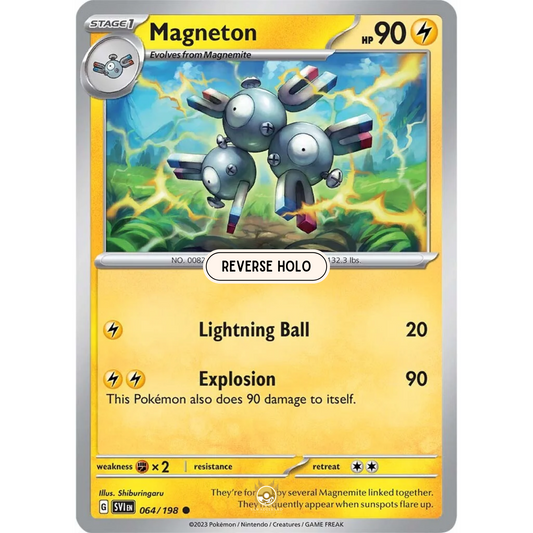 [ENG] SV01 Scarlet Violet Base Set: 064/198 Magneton C (Reverse Holo)