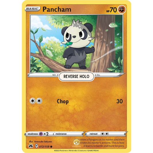 [ENG] SWSH 12.5 Crown Zenith: 072/159 Pancham C (Reverse Holo)