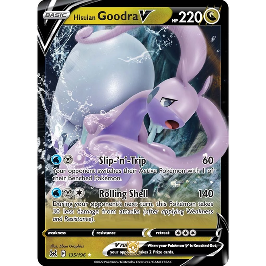 [ENG] SWSH 11 Lost Origin: 135/196 Hisuian Goodra V R (Foil)