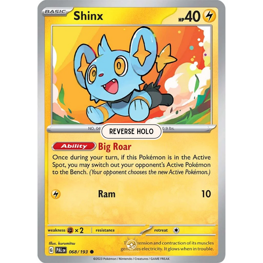 [ENG] SV02 Paldea Evolved: 068/193 Shinx C (Reverse Holo)