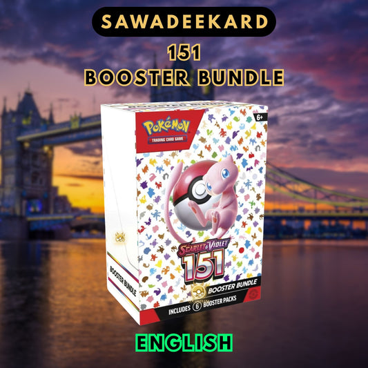 [ENG]	[Scarlet & Violet	SV03.5]	151	Booster Bundle	Pokemon TCG	(6	Packs)