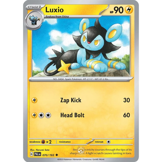 [ENG] SV02 Paldea Evolved: 070/193 Luxio U (Non-Foil)