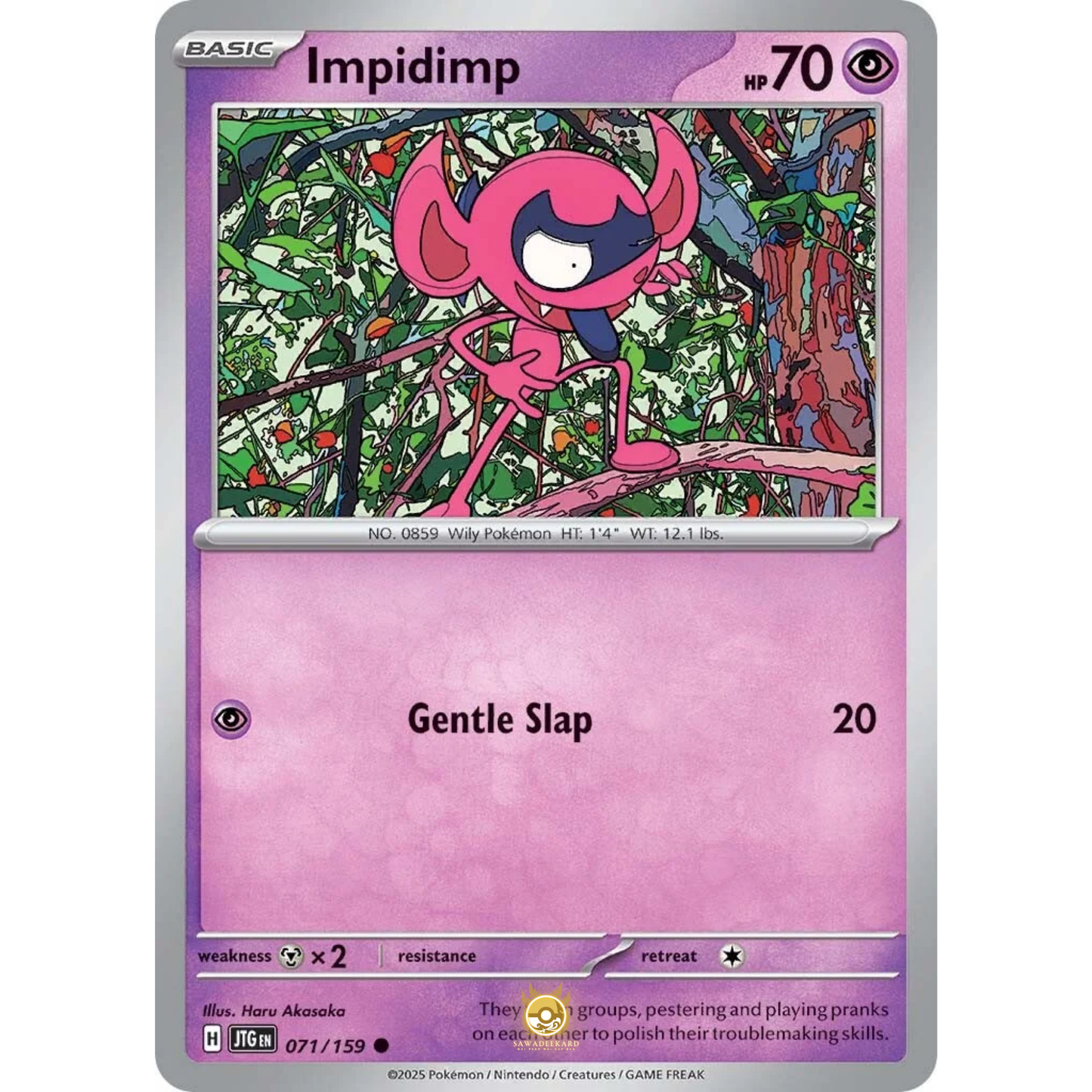 [ENG] Pokemon SV09 Journey Together: 071/159 Impidimp [Psychic] [C - Common] (Non-foil)