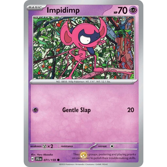 [ENG] Pokemon SV09 Journey Together: 071/159 Impidimp [Psychic] [C - Common] (Non-foil)