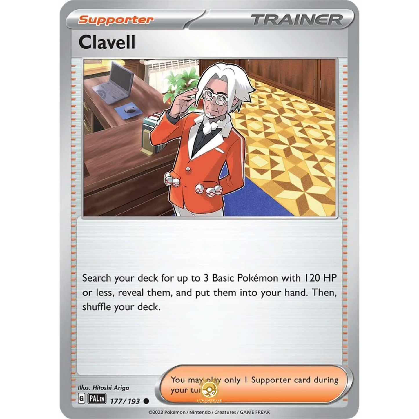 [ENG] SV02 Paldea Evolved: 177/193 Clavell C (Non-Foil)