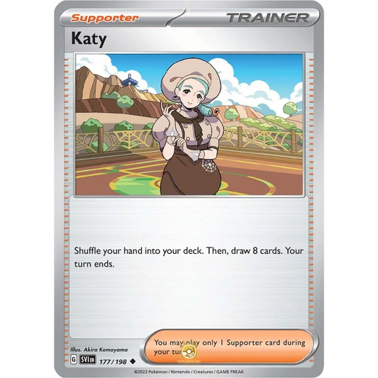 [ENG] SV01 Scarlet Violet Base Set: 177/198 Katy U (Non-Foil)