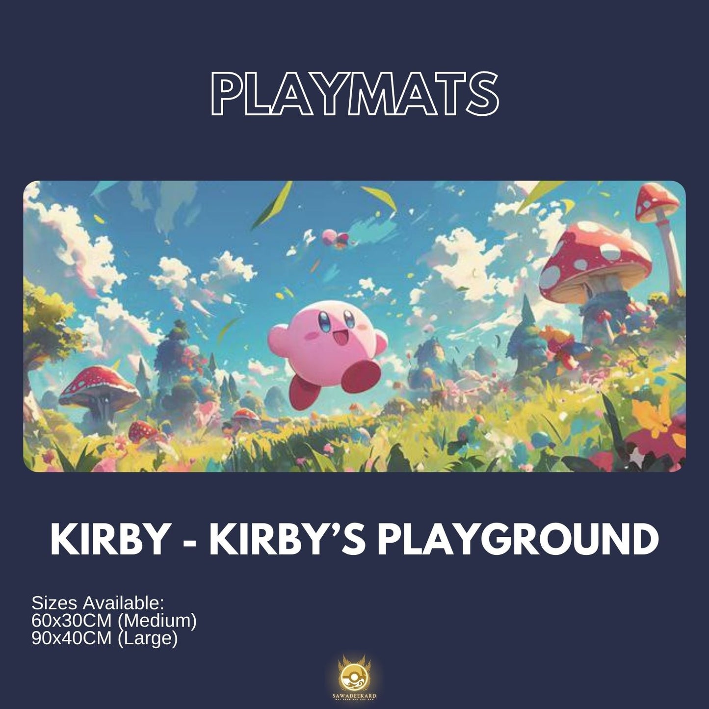 Playmats Keyboard Mouse Pad (Pokemon / One Piece)