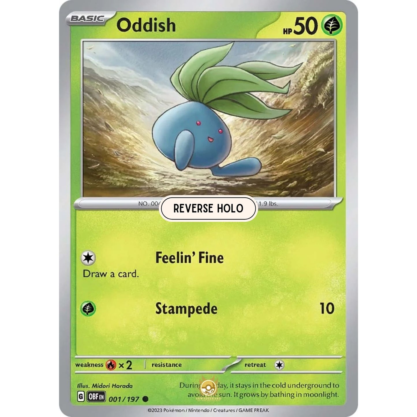 [ENG]	SV03	Obsidian Flames:	001/197	Oddish	C	(Reverse Holo)