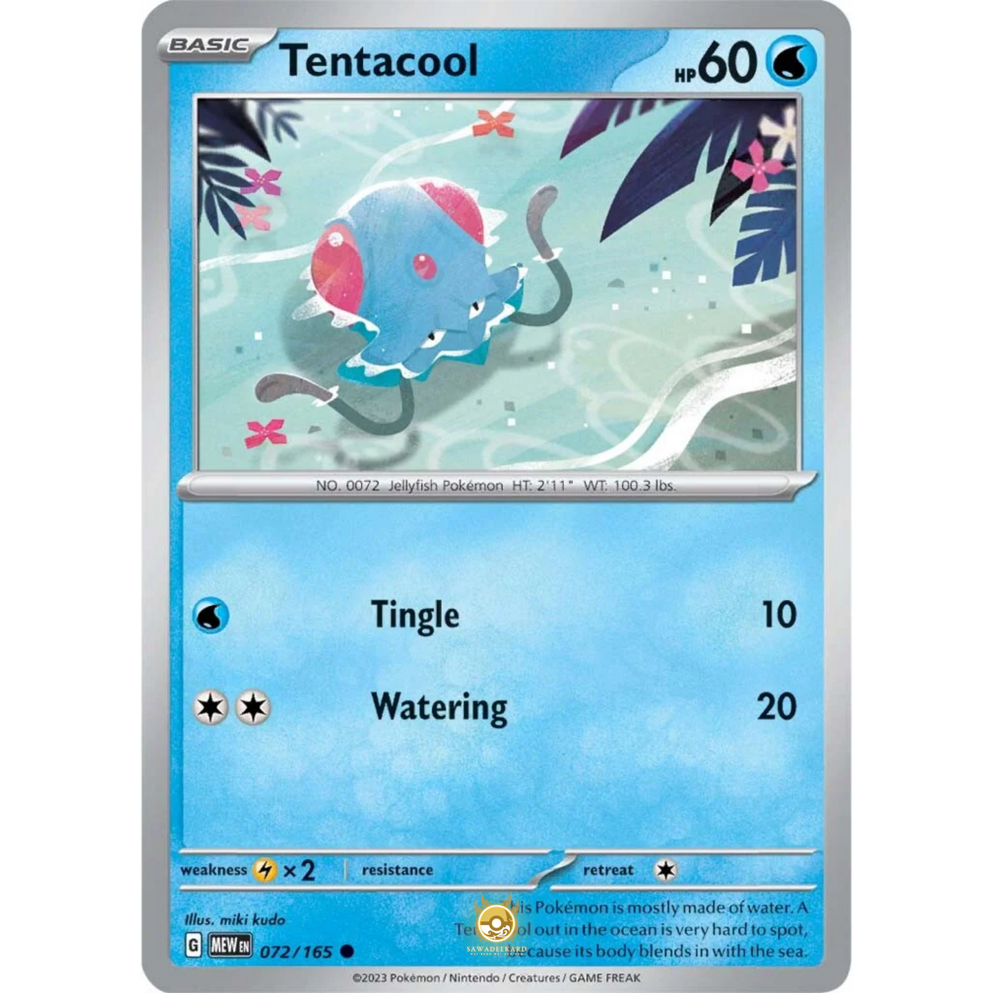 [ENG]	SV3.5	151:	072/165	Tentacool	C	(Non-Foil)