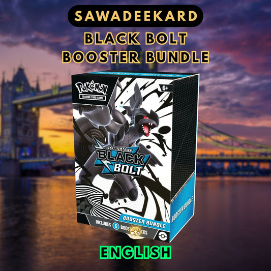 [ENG]	[Scarlet & Violet	SV10.5Blk]	Black Bolt	Booster Bundle	Pokemon TCG	(6	Packs)
