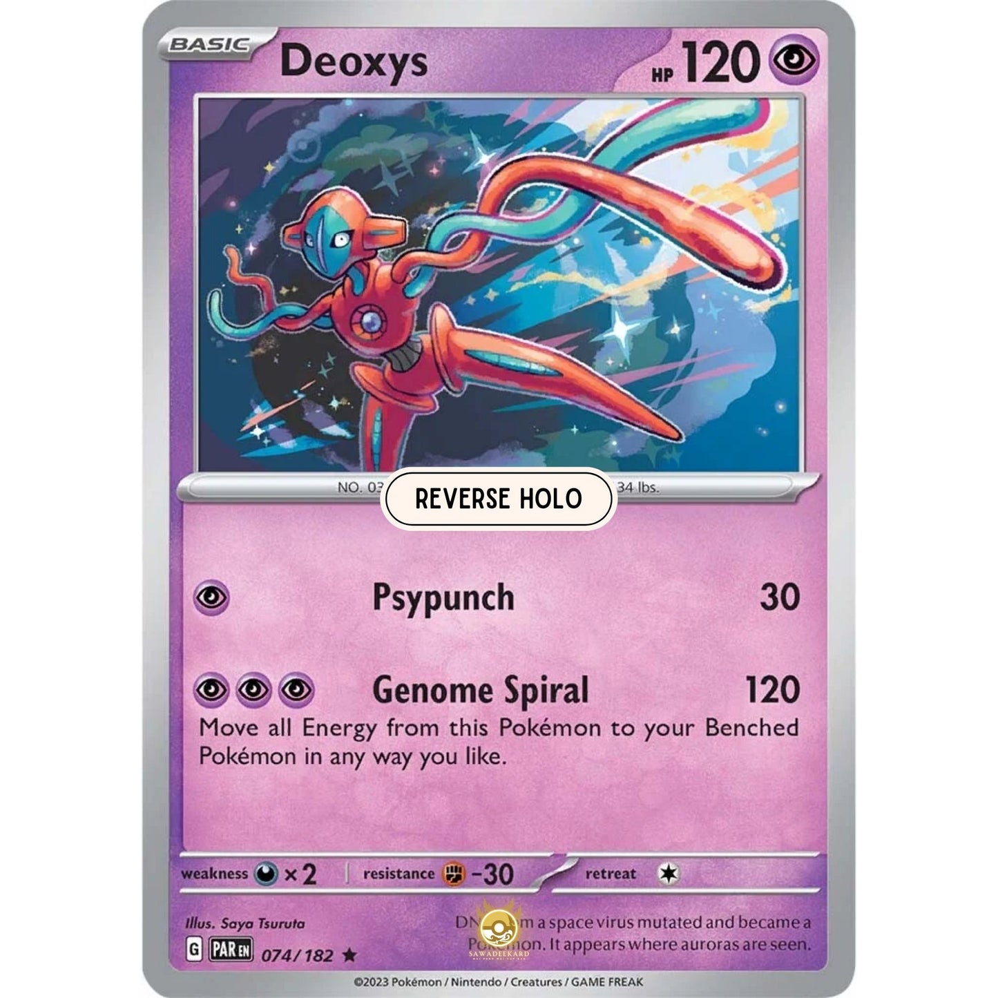 [ENG]	SV04	Paradox Rift:	074/182	Deoxys	R	(Reverse Holo)