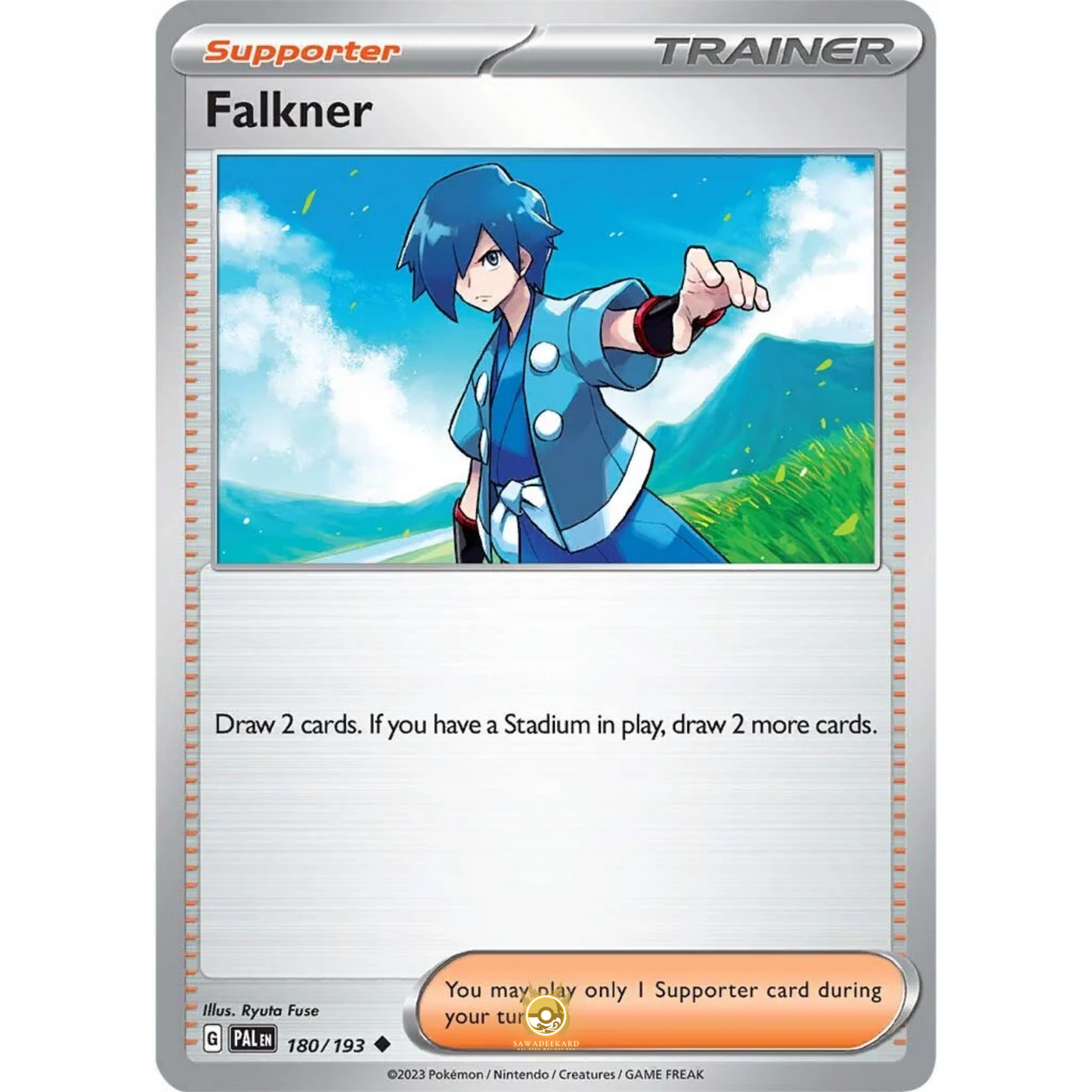 [ENG] SV02 Paldea Evolved: 180/193 Falkner U (Non-Foil)