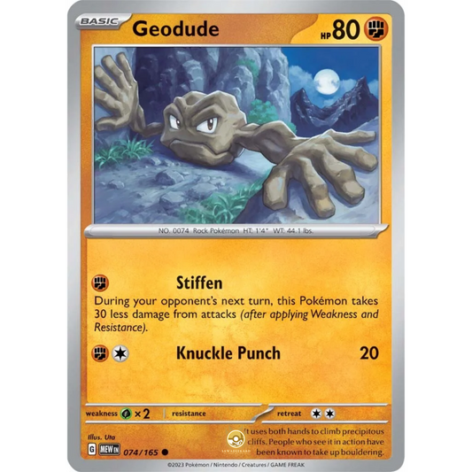 [ENG]	SV3.5	151:	074/165	Geodude	C	(Non-Foil)