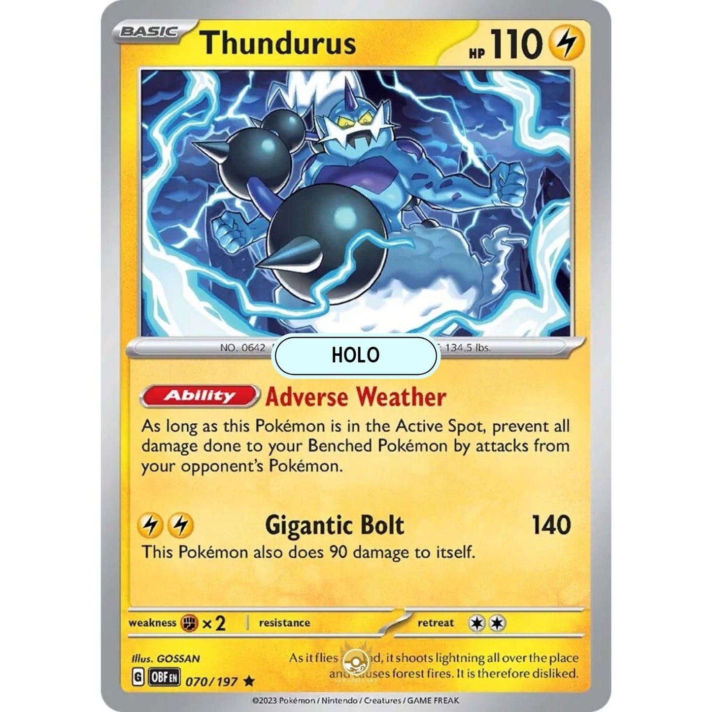 [ENG]	SV03	Obsidian Flames:	070/197	Thundurus	R	(Foil)