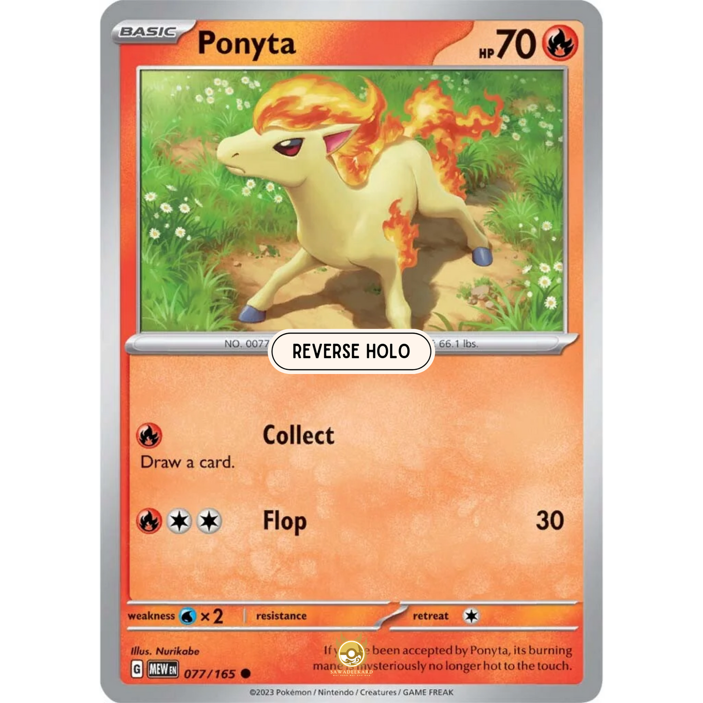 [ENG]	SV3.5	151:	077/165	Ponyta		C	(Reverse Holo)