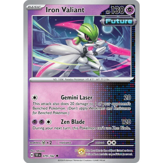 [ENG]	SV05	Temporal Forces:	079/162	Iron Valiant	[Psychic]	[U - Uncommon]	(Non-Foil)