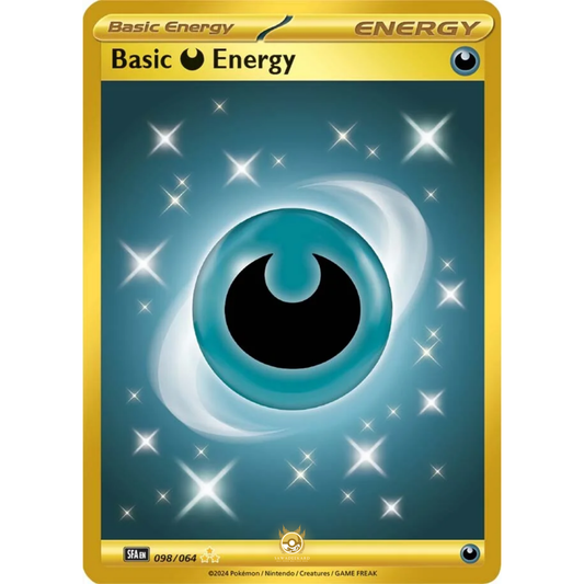 [ENG] Pokemon SV6.5 Shrouded Fable: 098/064 Basic Darkness Energy [Darkness] [HR - Hyper Rare] (Foil)