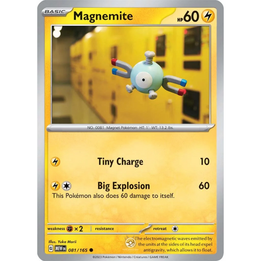 [ENG]	SV3.5	151:	081/165	Magnemite	C	(Non-Foil)