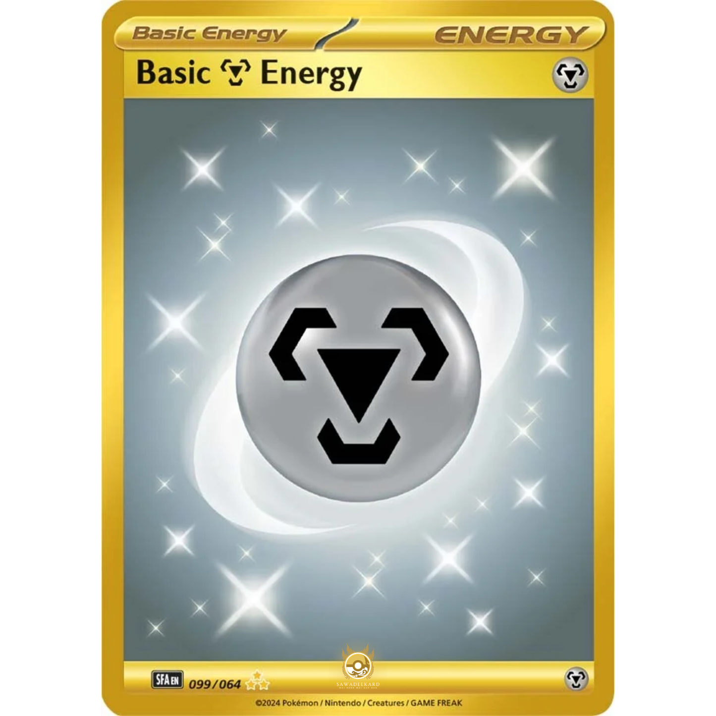 [ENG] Pokemon SV6.5 Shrouded Fable: 099/064 Basic Metal Energy [Metal] [HR - Hyper Rare] (Foil)