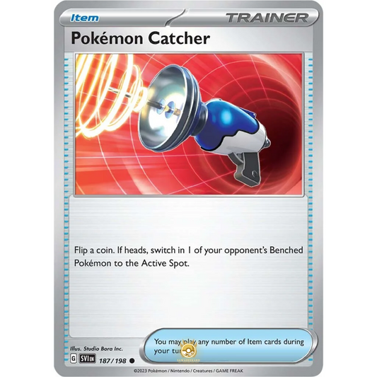 [ENG] SV01 Scarlet Violet Base Set: 187/198 Pokemon Catcher C (Non-Foil)