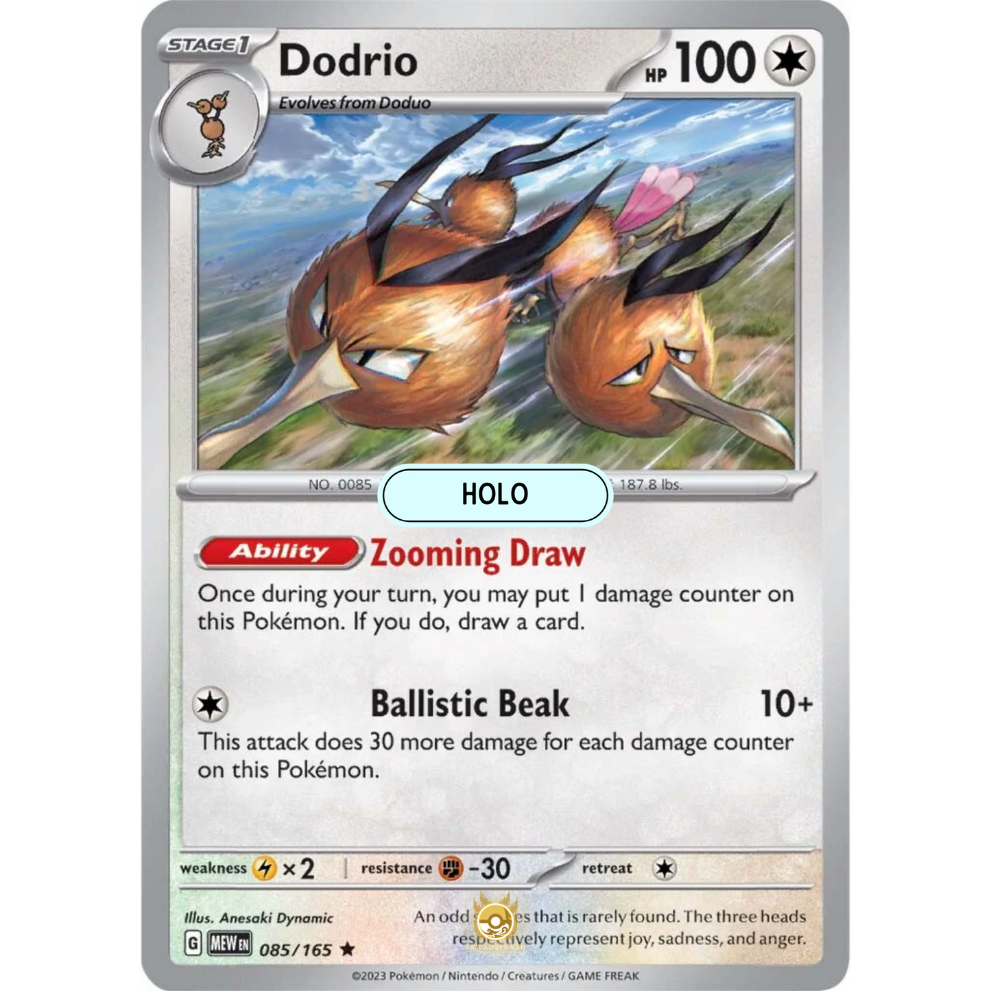 [ENG]	SV3.5	151:	085/165	Dodrio		R	(Foil)