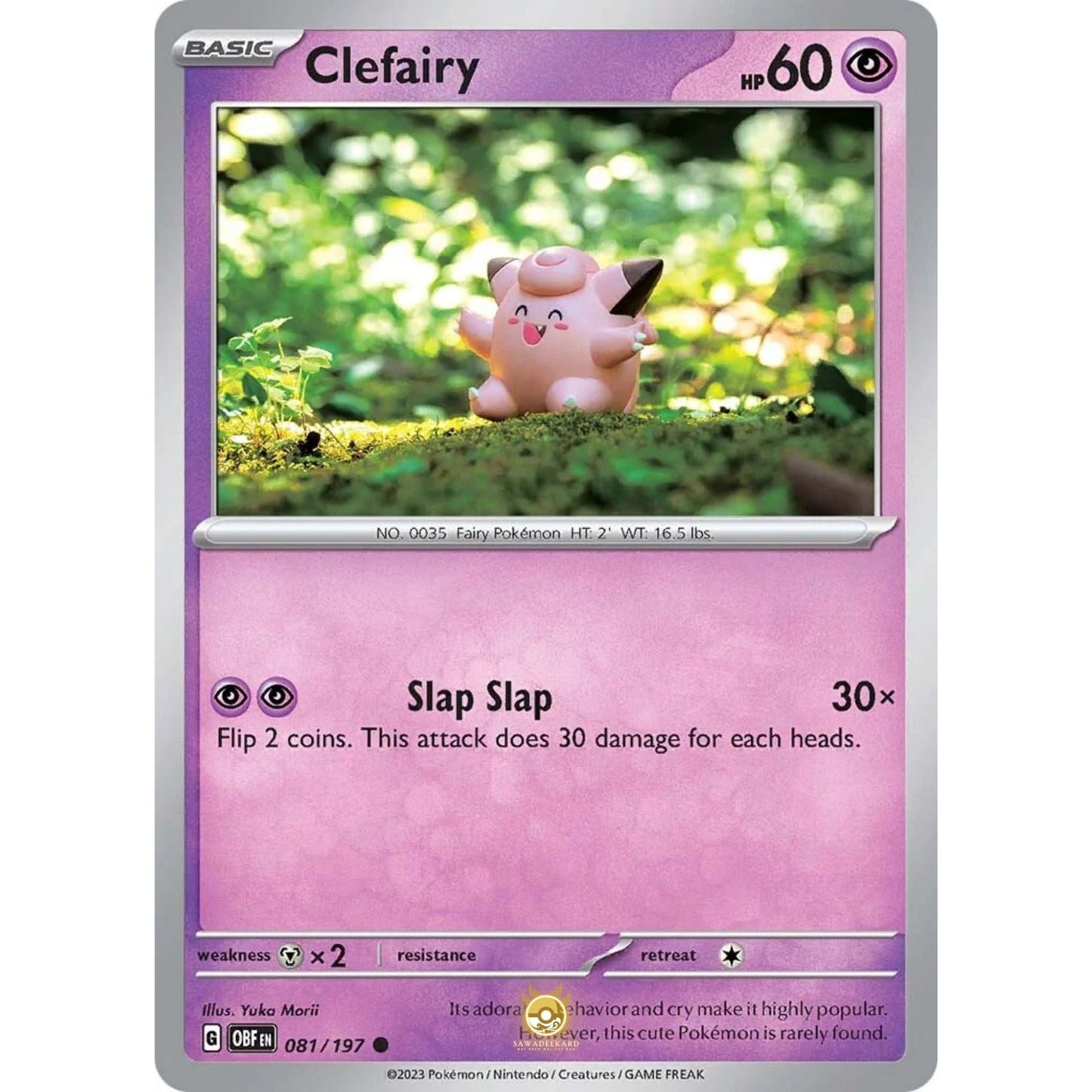 [ENG]	SV03	Obsidian Flames:	081/197	Clefairy	C	(Non-Foil)